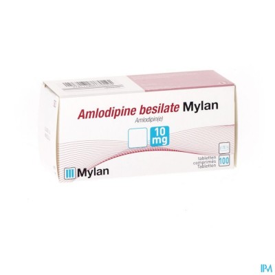 Amlodipine Besilate Viatris 10mg Tabl 100