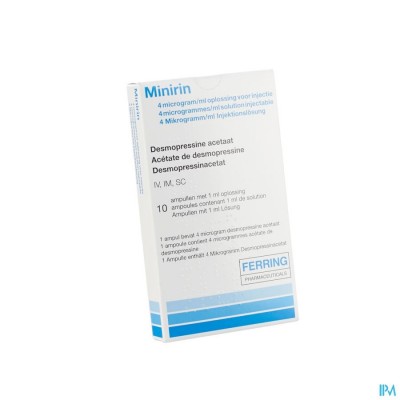 Minirin Amp Inj 10 X 1ml/4mcg