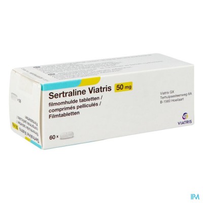 Sertraline Viatris 50mg Tabl 60