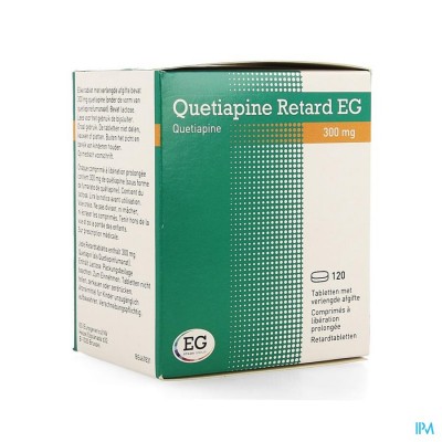 Quetiapine Retard EG 300Mg Verl.Afg.Tabl 120X300Mg