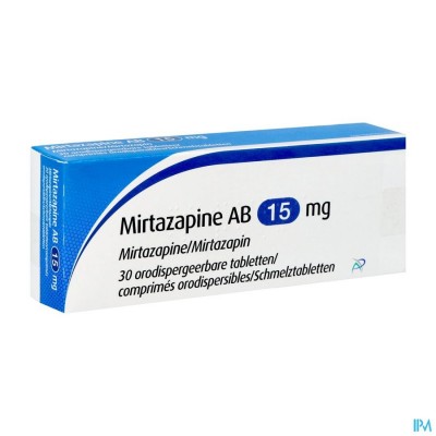 Mirtazapine Apotex 15mg Comp Orodisp 30