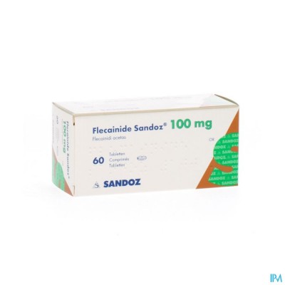 Flecainide Sandoz 100mg Tabl 60 X 100mg