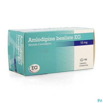 Amlodipine Besilate EG Tabl 100X10Mg