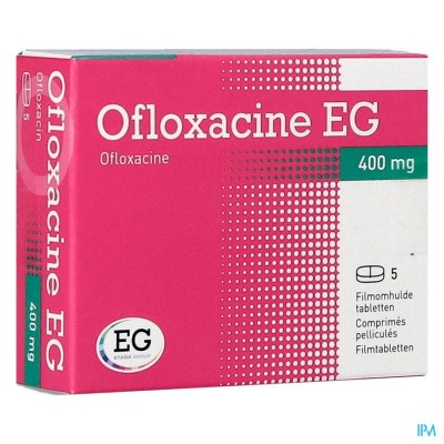 Ofloxacine EG Tabl 5X400Mg