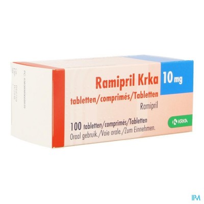 Ramipril Krka 10,0mg Comp 100