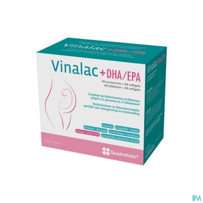 VINALAC DHA/EPA CAPS 60 + 60 OPTIMALE FORMULE