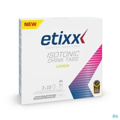 Etixx Isotonic Lemon Bruistabl 3x10