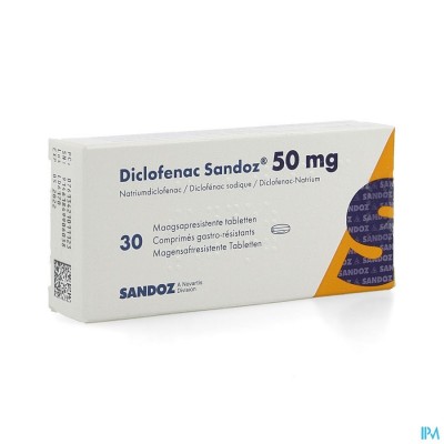 Diclofenac Sandoz 50mg Tabl 30x 50mg