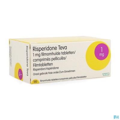Risperidone Teva 1mg Comp 100