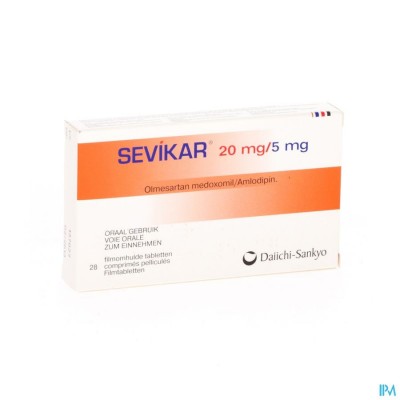 Sevikar 20mg/5mg Filmomh Tabl 28