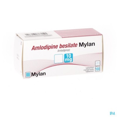 Amlodipine Besilate Mylan Comp 100 X 10mg