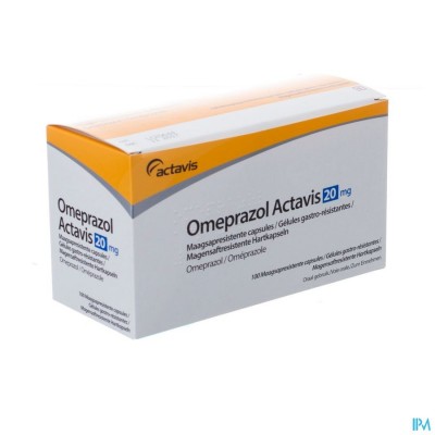 Omeprazol Ab 20mg Maagsapresist. Caps 100 Blister