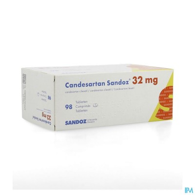 Candesartan Sandoz Tabl 98 X 32mg