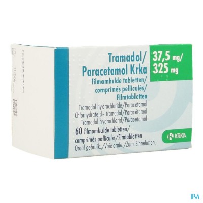 Tramadol Paracetamol Krka 37,5mg/325mg Comp 60