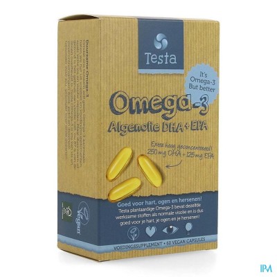 Testa Omega 3 Algenolie Dha/epa Softgels 60