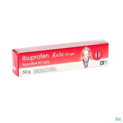 Ibuprofen Kela 5 % Gel 50g
