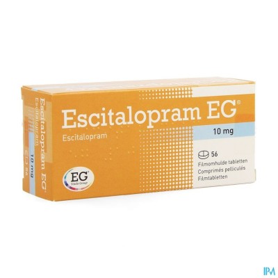 Escitalopram EG 10 Mg Filmomh Tabl 56 X 10 Mg