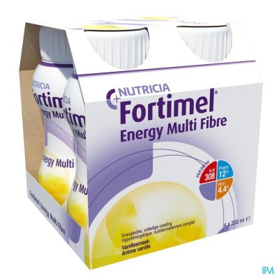 FORTIMEL ENERGY MULTI FIBRE VANILLE 4X200ML