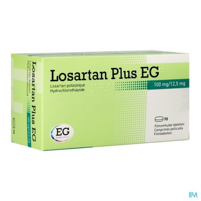 Losartan Plus EG 100 Mg/12,5 Mg Filmomh Tabl 98