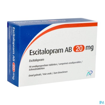 Escitalopram Ab 20mg Comp Orodisp 98 X 20mg