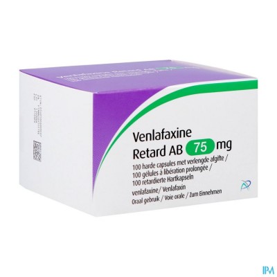 Venlafaxine Retard Ab 75,0mg Caps Verl. Afg.100