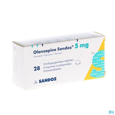 Olanzapine 5mg Sandoz Orodisp Tabl 28