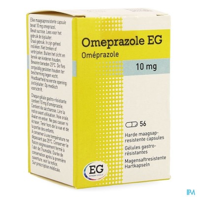 Omeprazole EG 10Mg Maagsapresist Caps Pot 56X10Mg