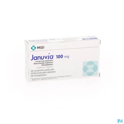 Januvia 100mg Filmomh Tabl 28 X 100mg