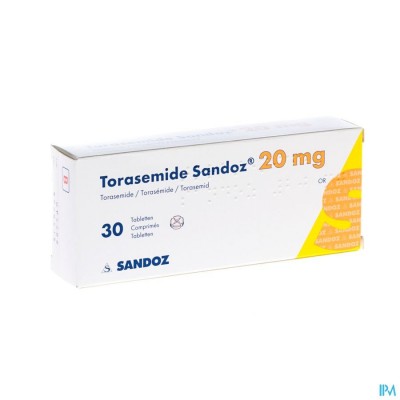 Torasemide Sandoz Comp 30 X 20mg