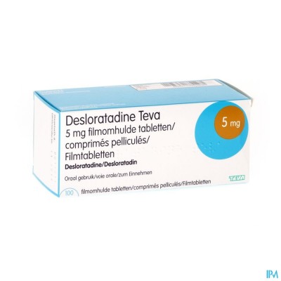 Desloratadine Teva 5mg Filmomh Tabl 100 X 5mg