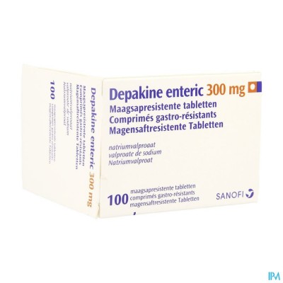 Depakine Drag Enteric 100 X 300mg