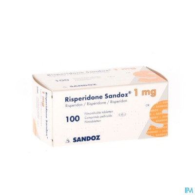 Risperidon Sandoz Comp Pell 100 X 1mg