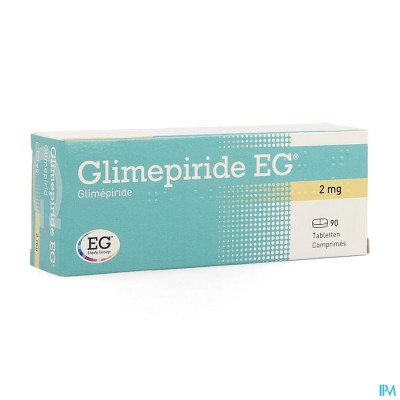 Glimepiride EG 2Mg Tabl 90