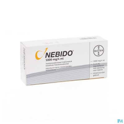 Nebido 1000mg/4ml Sol Inj 1 Fl