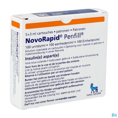 Novorapid Penfill 5x3ml 100 U/ml