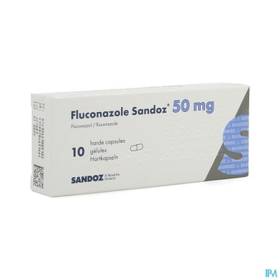 Fluconazole Sandoz Caps 10 X 50mg