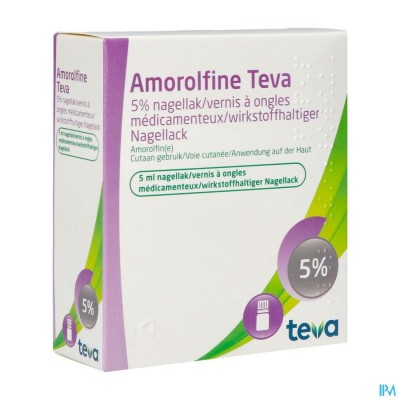 Amorolfine Teva Medische Nagellak 1 X 5ml