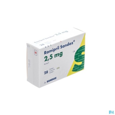 Ramipril Sandoz 2,5mg Tabl 28 X 2,5mg