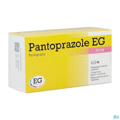 PANTOPRAZOLE EG 20MG MAAGSAPRESIST.TABL BLIST 98