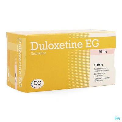 DULOXETINE EG 30MG MAAGSAPRESIST CAPS 98