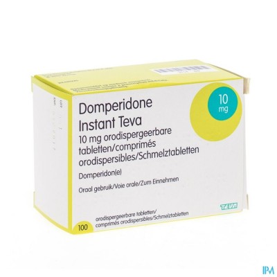 Domperidone Instant Teva Comp Orodisp 100 X 10mg