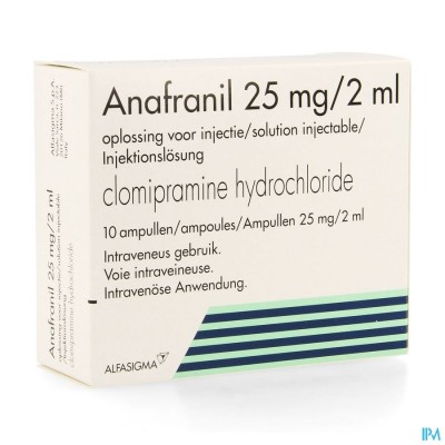 Anafranil Amp Inj 10 X 25mg/2ml