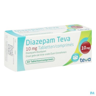 Diazepam Teva Comp 60x10mg
