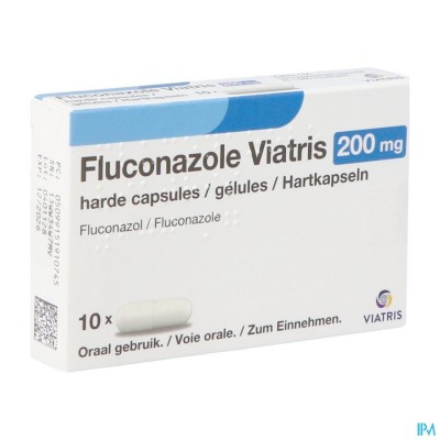 Fluconazole Viatris 200mg Caps 10