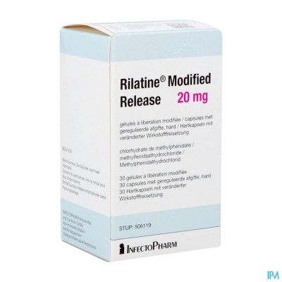 Rilatine Modified Release 20mg Caps 30x20mg