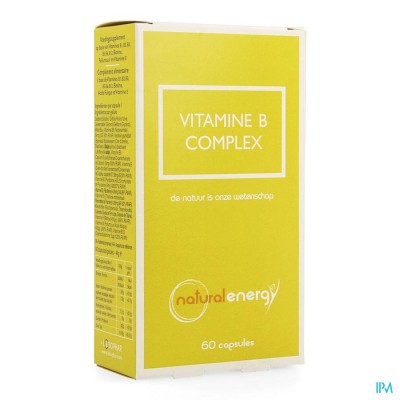 Vitamine B Complex Caps 60 Natural Energy Labophar