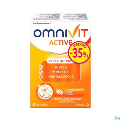 Omnivit Active 40Mg             Comp 84 Promo -35%