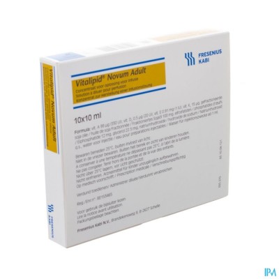 Vitalipid Novum Adult 10ml Amp