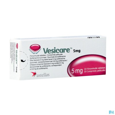 Vesicare Tabl 30 X 5mg