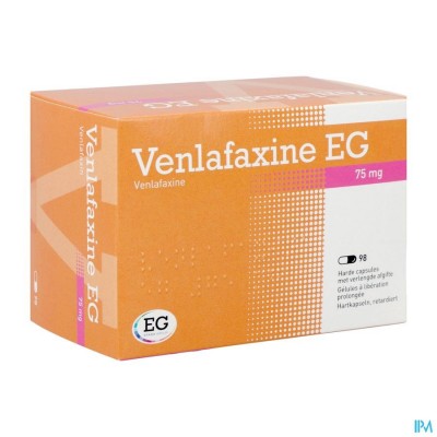 Venlafaxine EG  75 Mg Caps Verlengde Afgifte 98